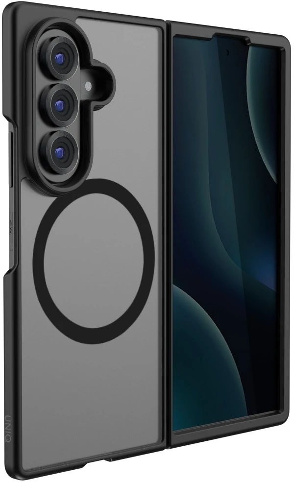 Dėklas UNIQ Veren AF for Samsung Galaxy Fold8 Ultra Magclick Charging juodos spalvos