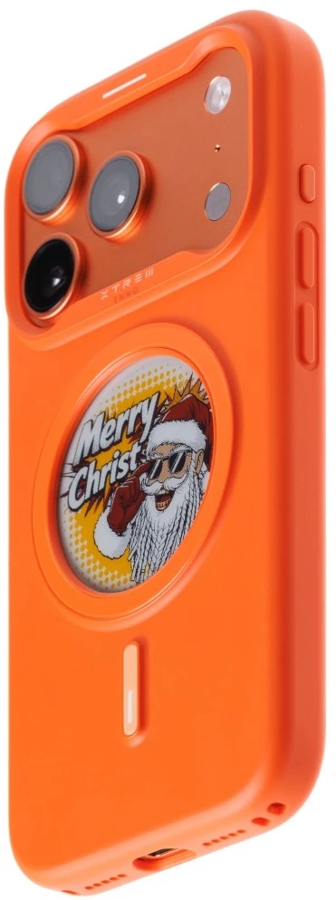 Dėklas XTREM Instant Custom E-INK skirtas iPhone 17 Pro Max oranžinis
