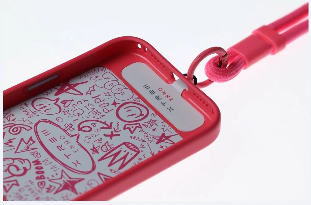 Dėklas XTREM Instant Custom E-INK, skirtas iPhone 18 Pro Max/ 17 Pro Max, rožinis