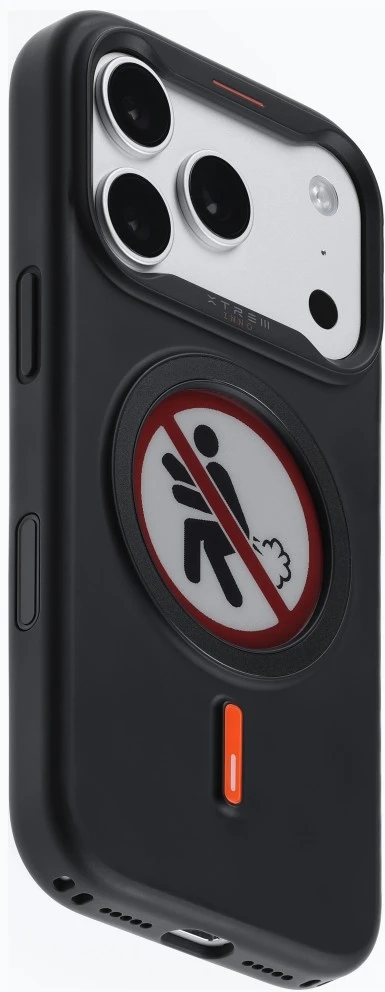 Dėklas XTREM Instant Custom E-INK skirtas iPhone 17 Pro juodas