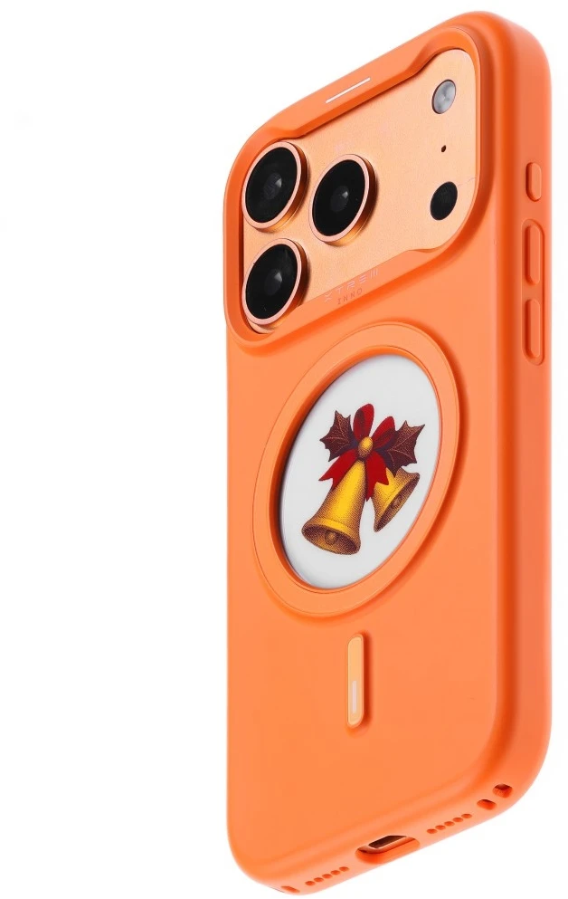 Dėklas XTREM Instant Custom E-INK skirtas iPhone 17 Pro oranžinis