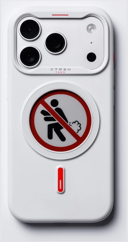Dėklas XTREM Instant Custom E-INK skirtas iPhone 17 Pro baltas