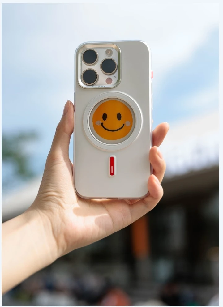 Dėklas XTREM Instant Custom E-INK skirtas iPhone 15 Pro baltas
