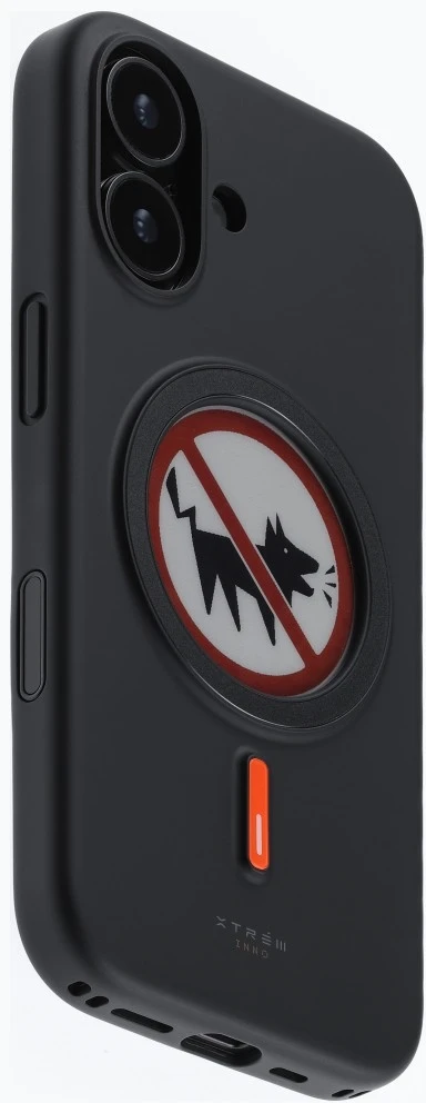 Dėklas XTREM Instant Custom E-INK, skirtas iPhone 17, juodas