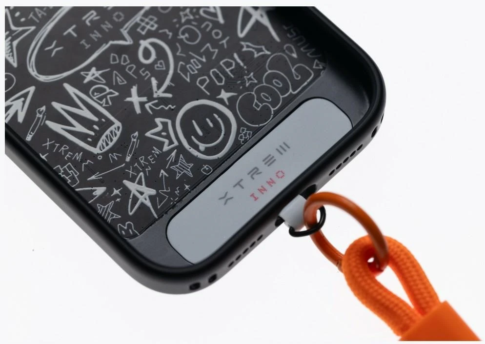 Dėklas XTREM Instant Custom E-INK, skirtas iPhone 18 Pro Max / 17 Pro Max, juodas