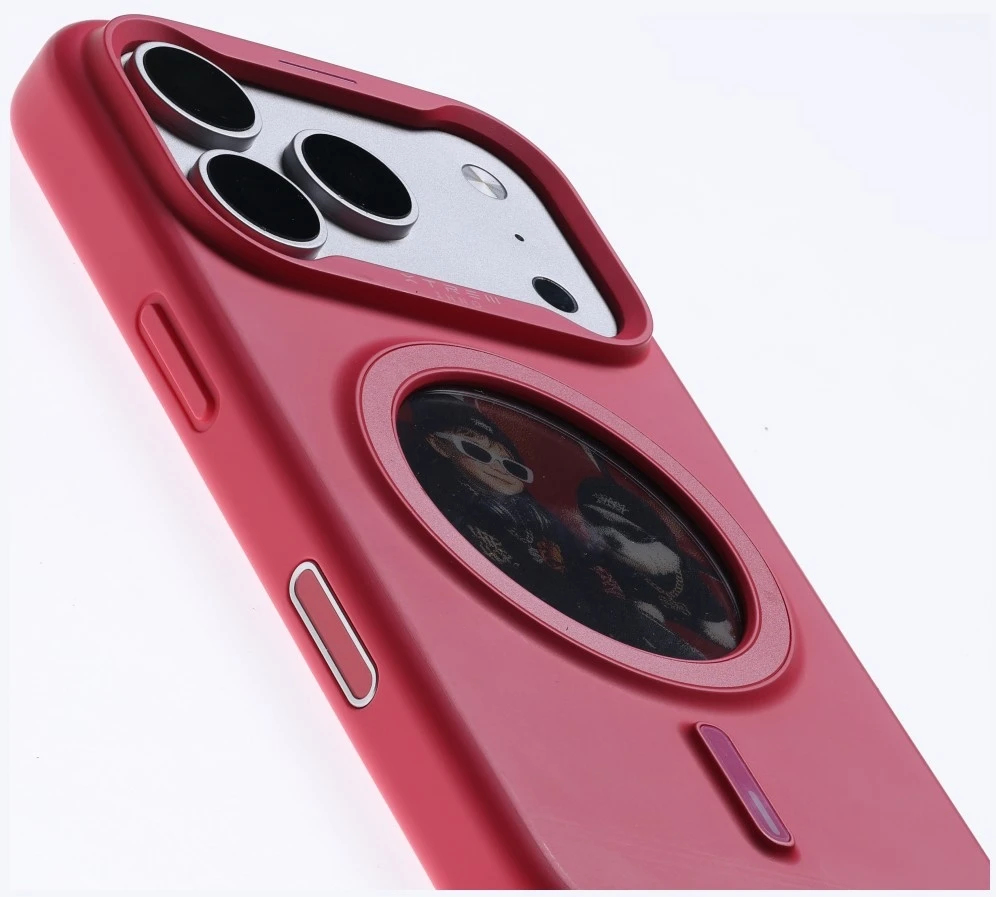 Dėklas XTREM Instant Custom E-INK, skirtas iPhone 18 Pro Max/ 17 Pro Max, rožinis