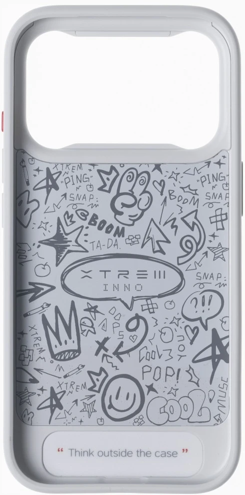 Dėklas XTREM Instant Custom E-INK skirtas iPhone 18 Pro/ 17 Pro žalias