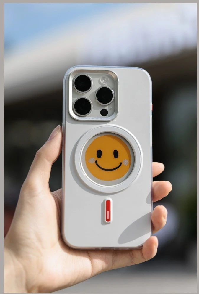 Dėklas XTREM Instant Custom E-INK skirtas iPhone 15 Pro baltas