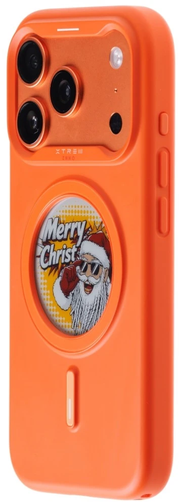 Dėklas XTREM Instant Custom E-INK skirtas iPhone 17 Pro oranžinis