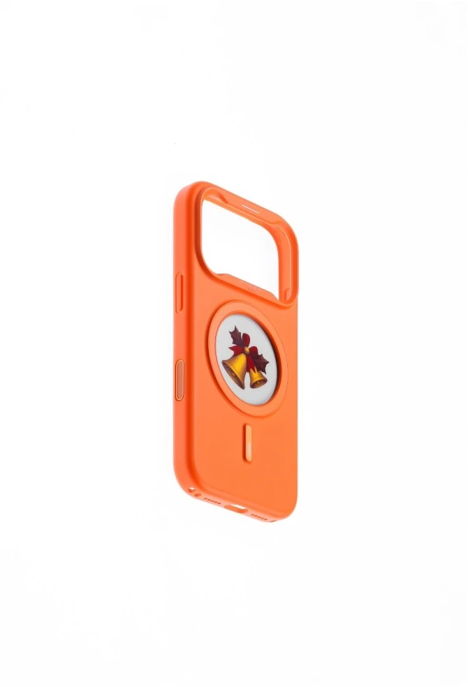 Dėklas XTREM Instant Custom E-INK skirtas iPhone 17 Pro oranžinis