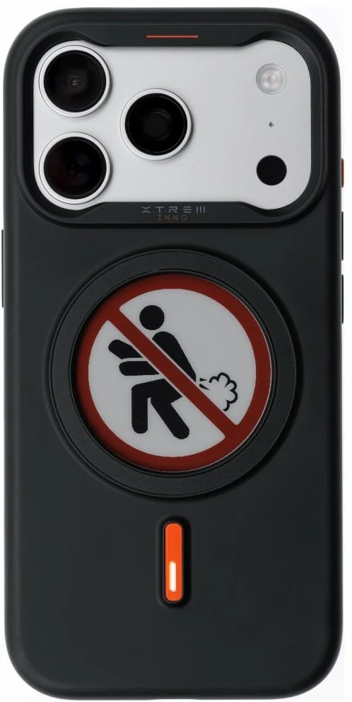 Dėklas XTREM Instant Custom E-INK skirtas iPhone 17 Pro juodas