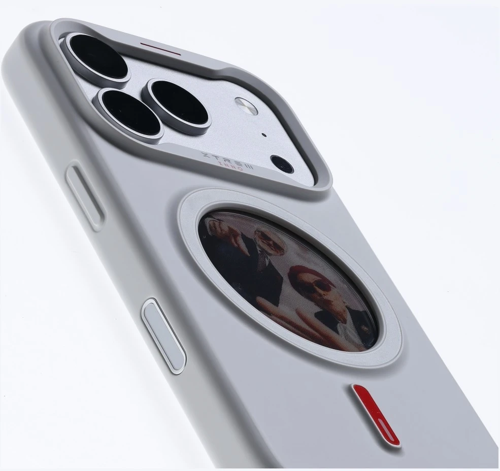Dėklas XTREM Instant Custom E-INK skirtas iPhone 18 Pro/ 17 Pro baltas