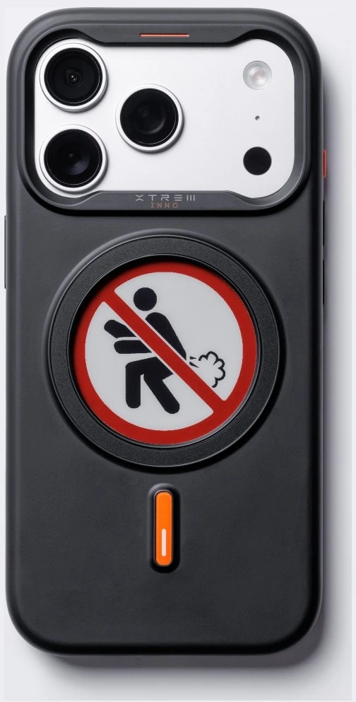 Dėklas XTREM Instant Custom E-INK skirtas iPhone 17 Pro juodas
