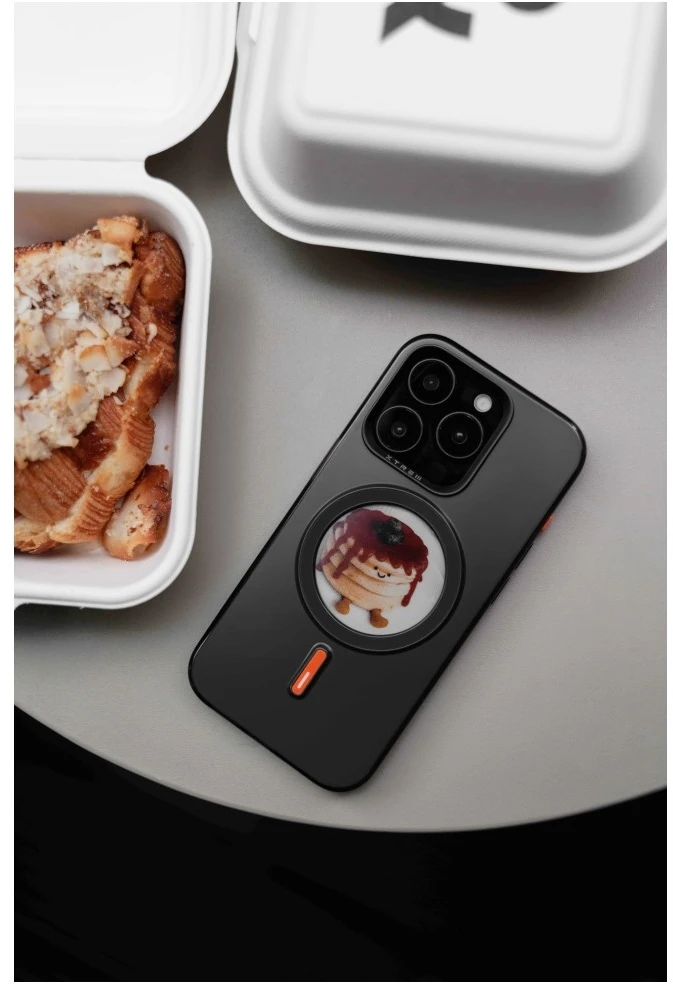 Dėklas XTREM Instant Custom E-INK skirtas iPhone 16 Pro juodas