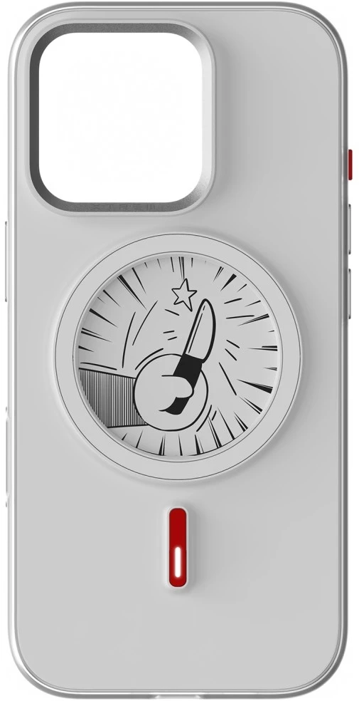 Dėklas XTREM Instant Custom E-INK skirtas iPhone 16 Pro Max baltas