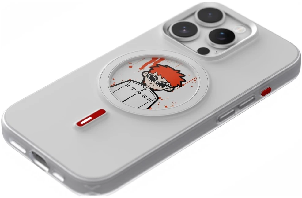 Dėklas XTREM Instant Custom E-INK, skirtas iPhone 15 Pro Max, baltas