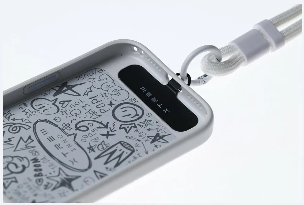 Dėklas XTREM Instant Custom E-INK skirtas iPhone 18 Pro/ 17 Pro baltas