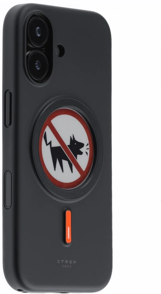 Dėklas XTREM Instant Custom E-INK, skirtas iPhone 17, juodas