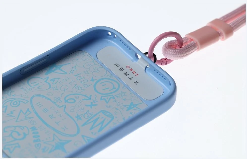 Dėklas XTREM Instant Custom E-INK skirtas iPhone 18 Pro/ 17 Pro mėlynas
