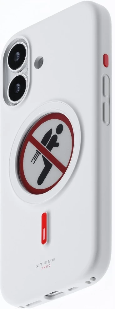 Dėklas XTREM Instant Custom E-INK, skirtas iPhone 17, baltas