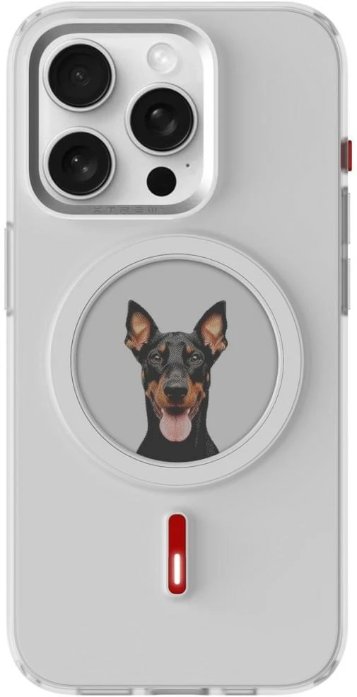 Dėklas XTREM Instant Custom E-INK skirtas iPhone 15 Pro baltas