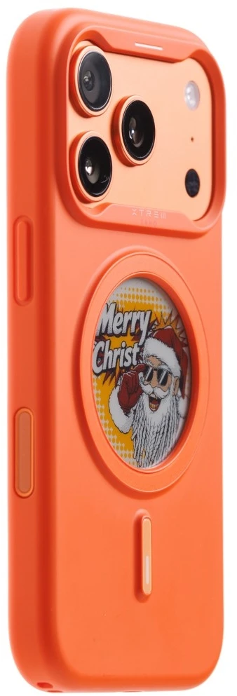 Dėklas XTREM Instant Custom E-INK skirtas iPhone 17 Pro oranžinis