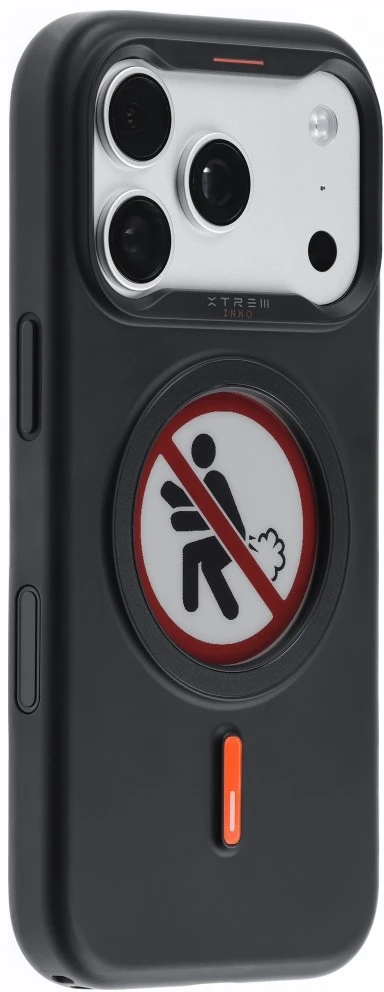 Dėklas XTREM Instant Custom E-INK skirtas iPhone 17 Pro juodas