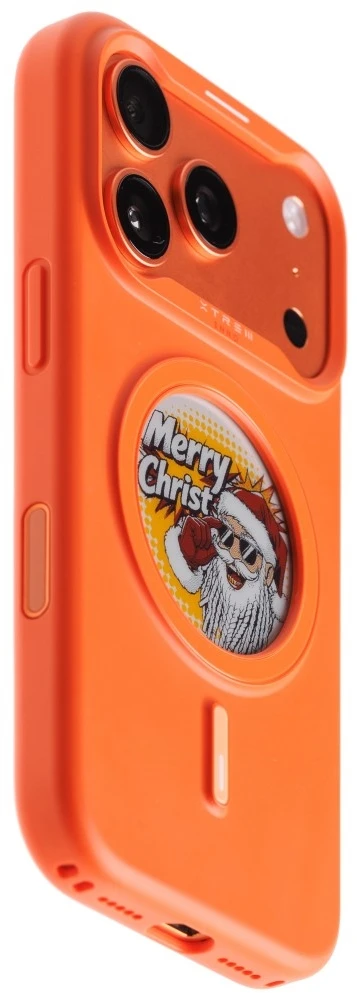 Dėklas XTREM Instant Custom E-INK skirtas iPhone 17 Pro Max oranžinis