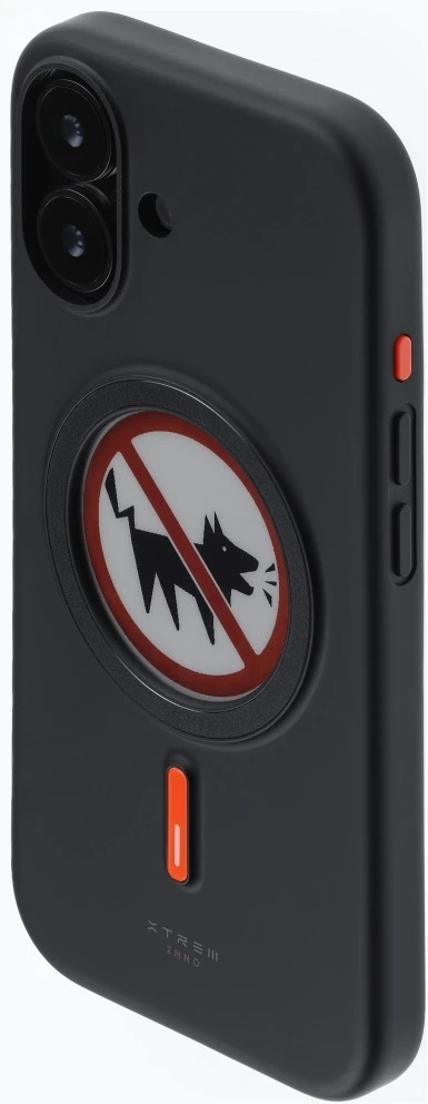 Dėklas XTREM Instant Custom E-INK, skirtas iPhone 17, juodas