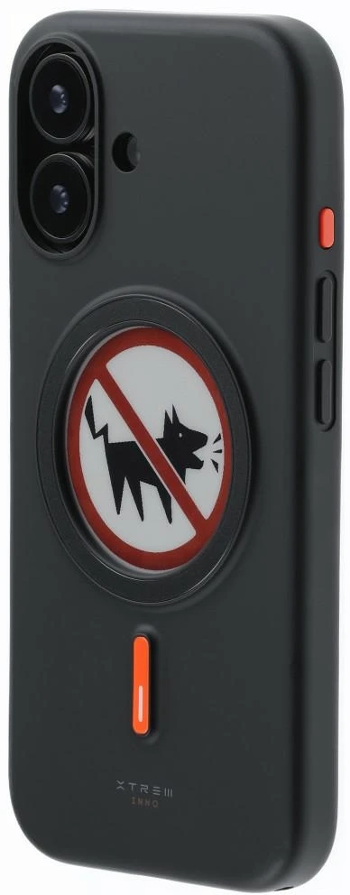 Dėklas XTREM Instant Custom E-INK, skirtas iPhone 17, juodas