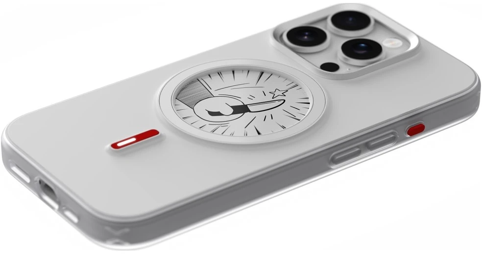 Dėklas XTREM Instant Custom E-INK skirtas iPhone 16 Pro Max baltas