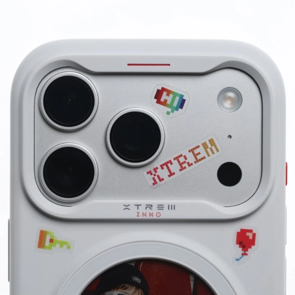 Dėklas XTREM Instant Custom E-INK skirtas iPhone 18 Pro/ 17 Pro baltas
