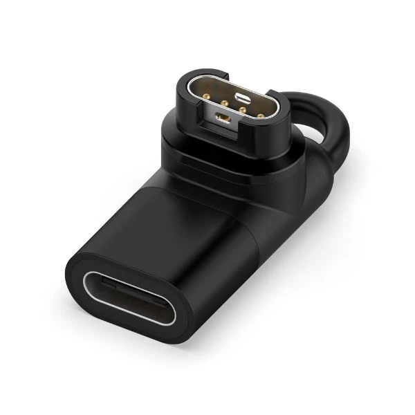 USB-C adapteris „MajesticLine“, skirtas „Garmin“ laikrodžių įkrovimui, juodas aprašymas - Prekės nuotrauka
