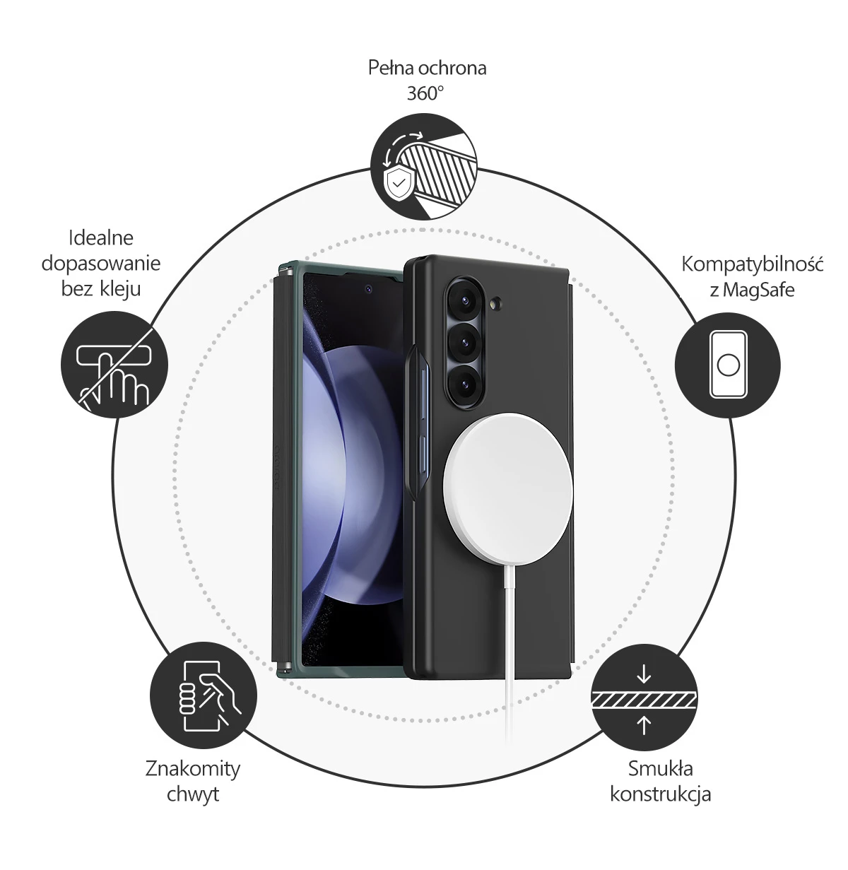 Dėklas Araree case Aero Flex M Sam Z Fold6 juodas AR20-02031A aprašymas - Prekės nuotrauka Dėklas Araree case Aero Flex M Sam Z Fold6 juodas AR20-02031A aprašymas - Prekės nuotrauka