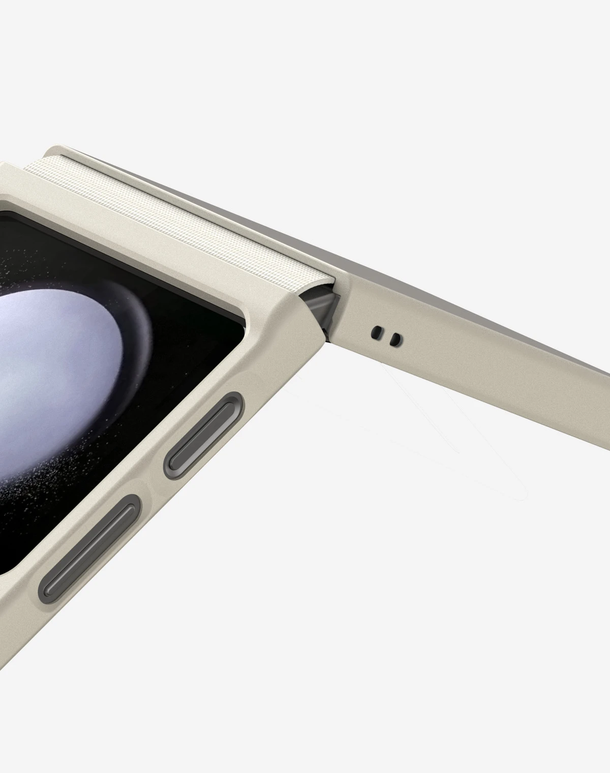 Dėklas Araree case Aero Flex Sam Z Flip6 cream AR20-02021B aprašymas - Prekės nuotrauka