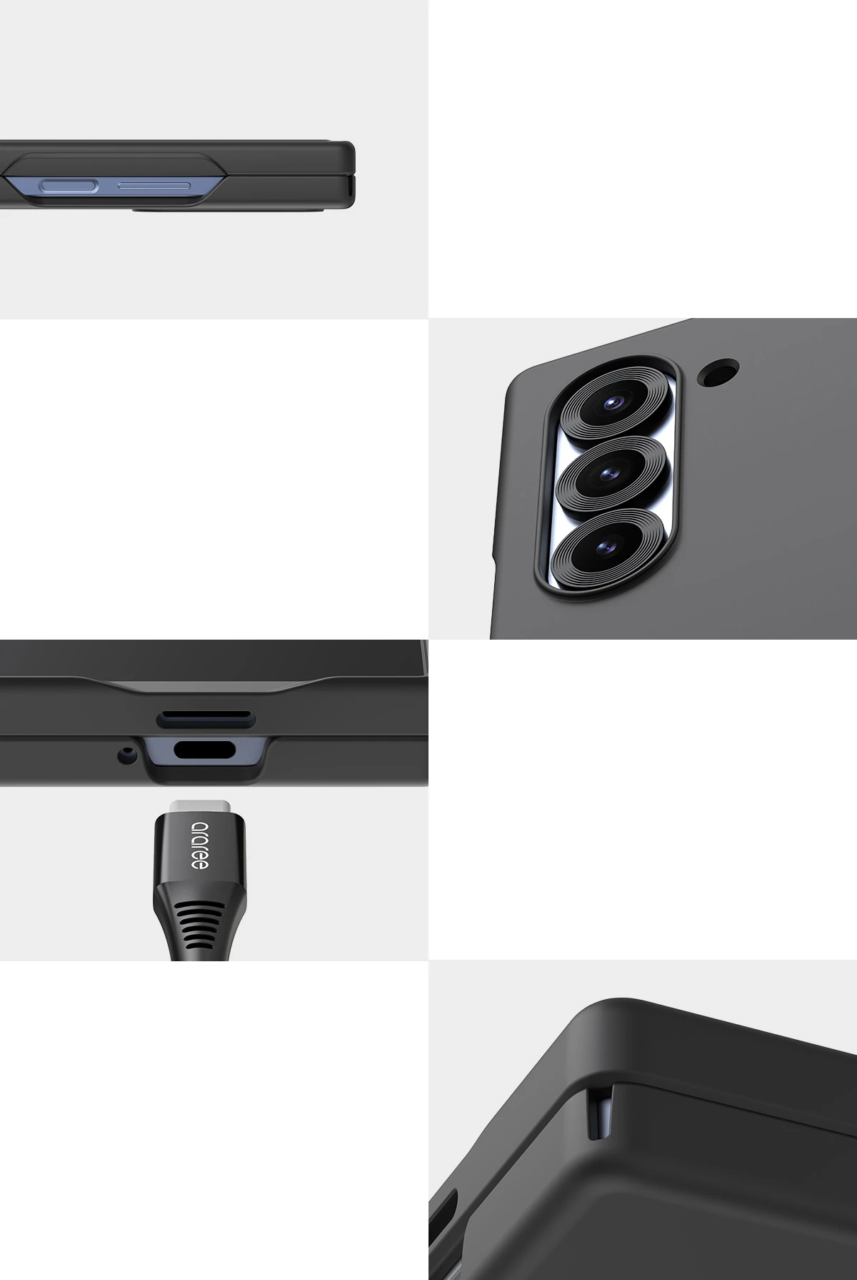 Dėklas Araree case Aero Flex Sam Z Fold6 juodas AR20-02030A aprašymas - Prekės nuotrauka Dėklas Araree case Aero Flex Sam Z Fold6 juodas AR20-02030A aprašymas - Prekės nuotrauka