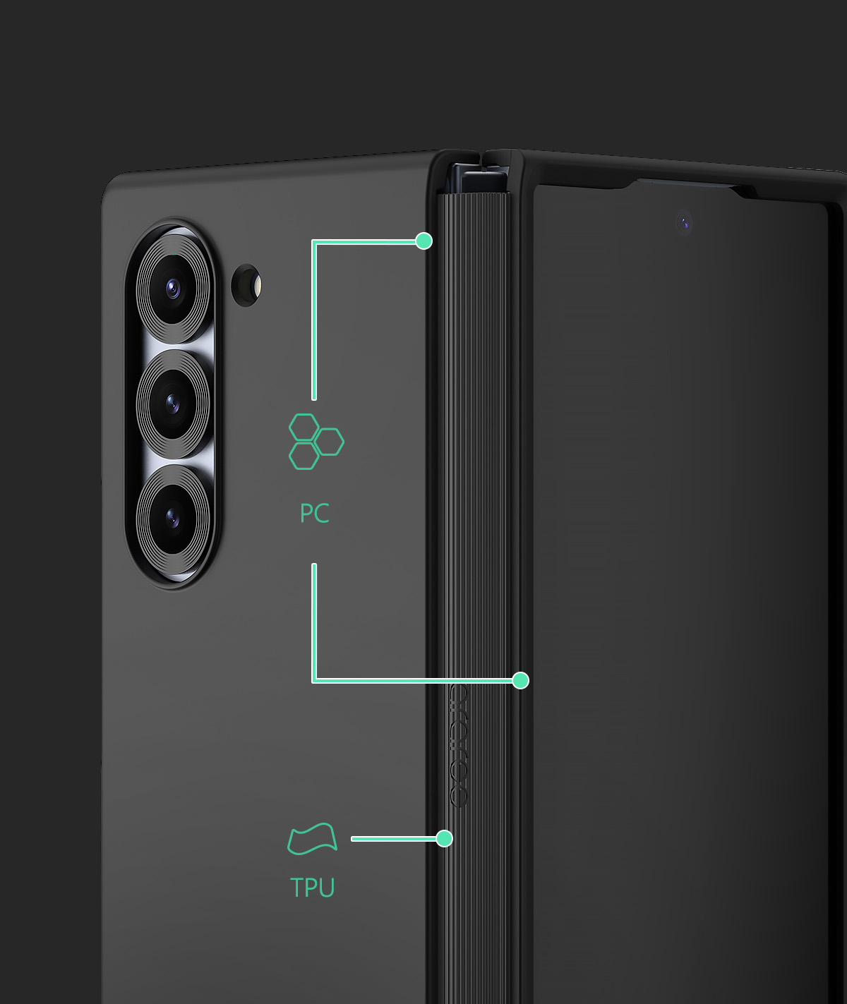 araree-case-aero-flex-sam-z-fold6-green