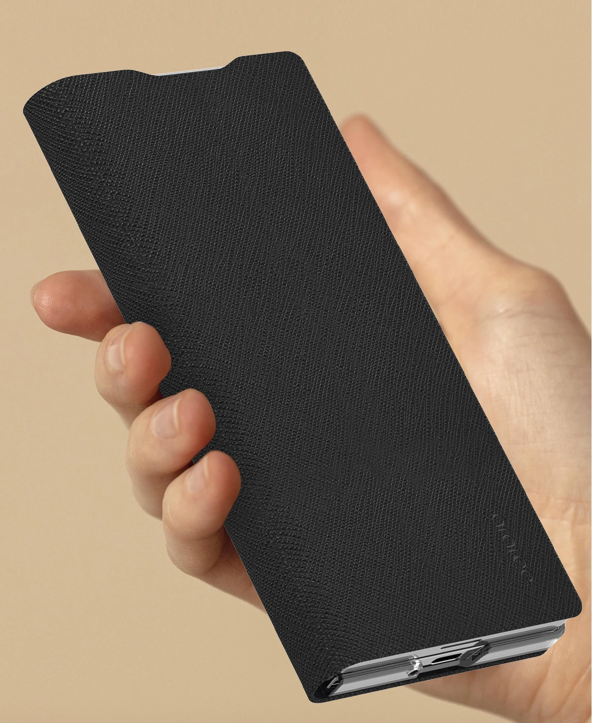 Dėklas Araree case Bonnet Diary Sam Z Fold6 juodas AR10-02033A aprašymas - Prekės nuotrauka