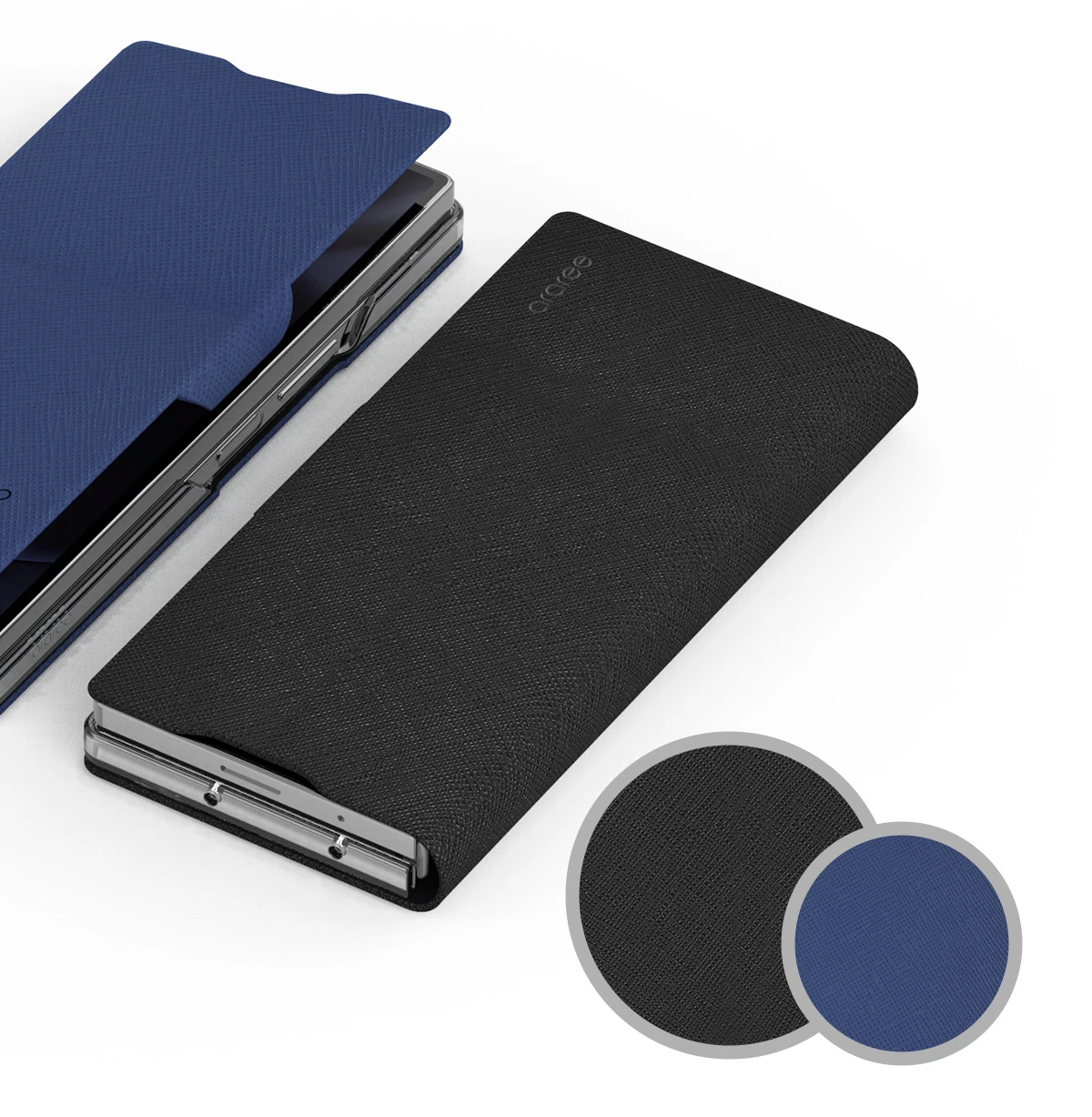 Dėklas Araree case Bonnet Diary Sam Z Fold6 juodas AR10-02033A aprašymas - Prekės nuotrauka