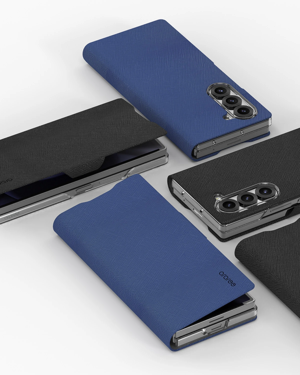 Dėklas Araree case Bonnet Diary Sam Z Fold6 juodas AR10-02033A aprašymas - Prekės nuotrauka