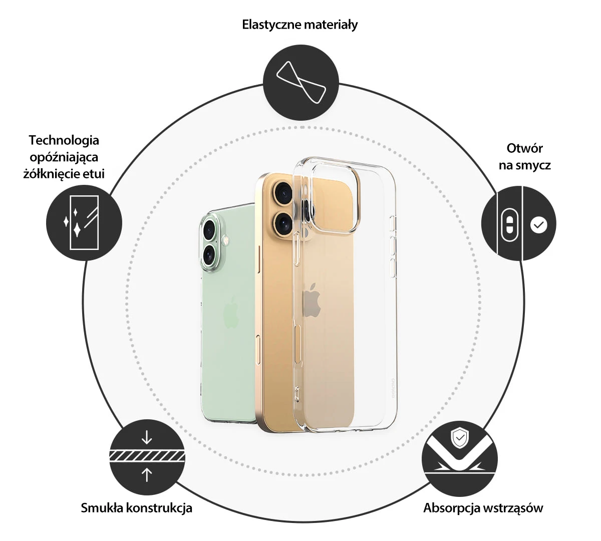 Dėklas „Araree A Fit iPhone 16 Plus 6.7