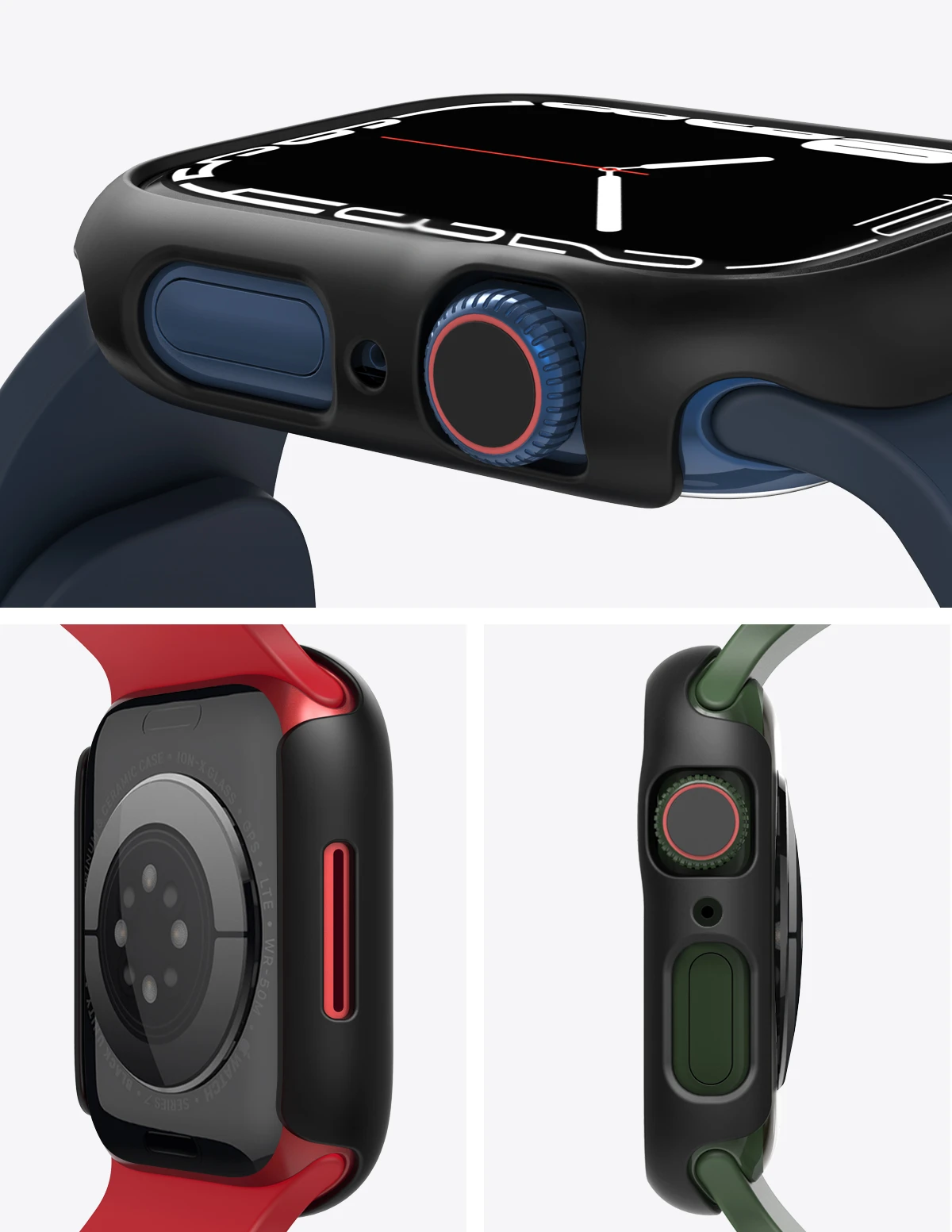 Araree etui Aero Apple Watch 41mmczarny/juodas AR20-01461A aprašymas - Prekės nuotrauka