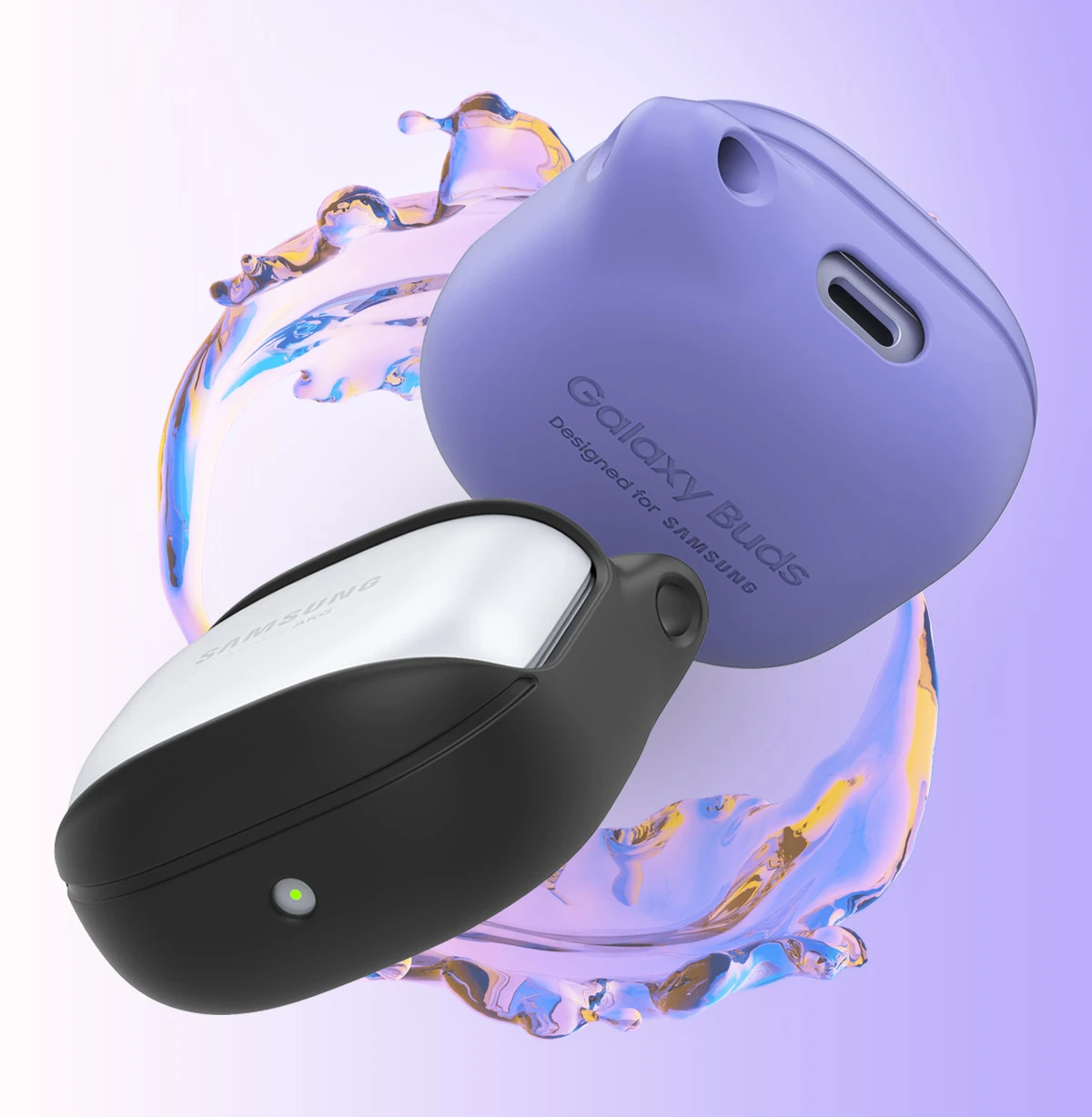 Araree etui Bean Sam Galaxy Buds Live /Pro / Fe juoda/juodas AR20-01298E aprašymas - Prekės nuotrauka