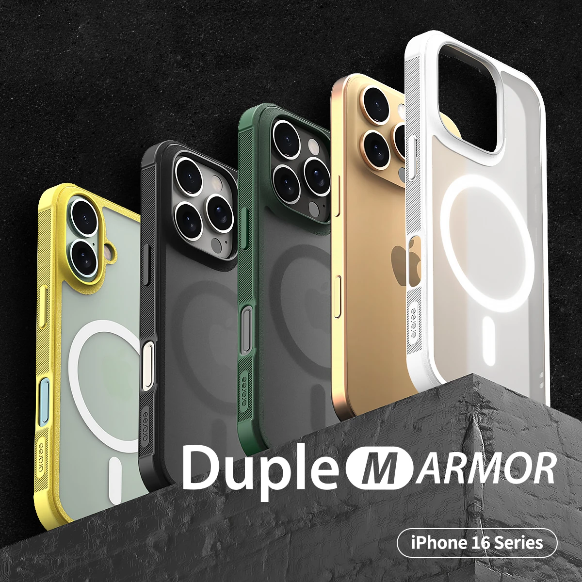 Araree dėklas Duple M Armor iPhone 16 Pro 6.3 Araree dėklas Duple M Armor iPhone 16 Pro 6.3