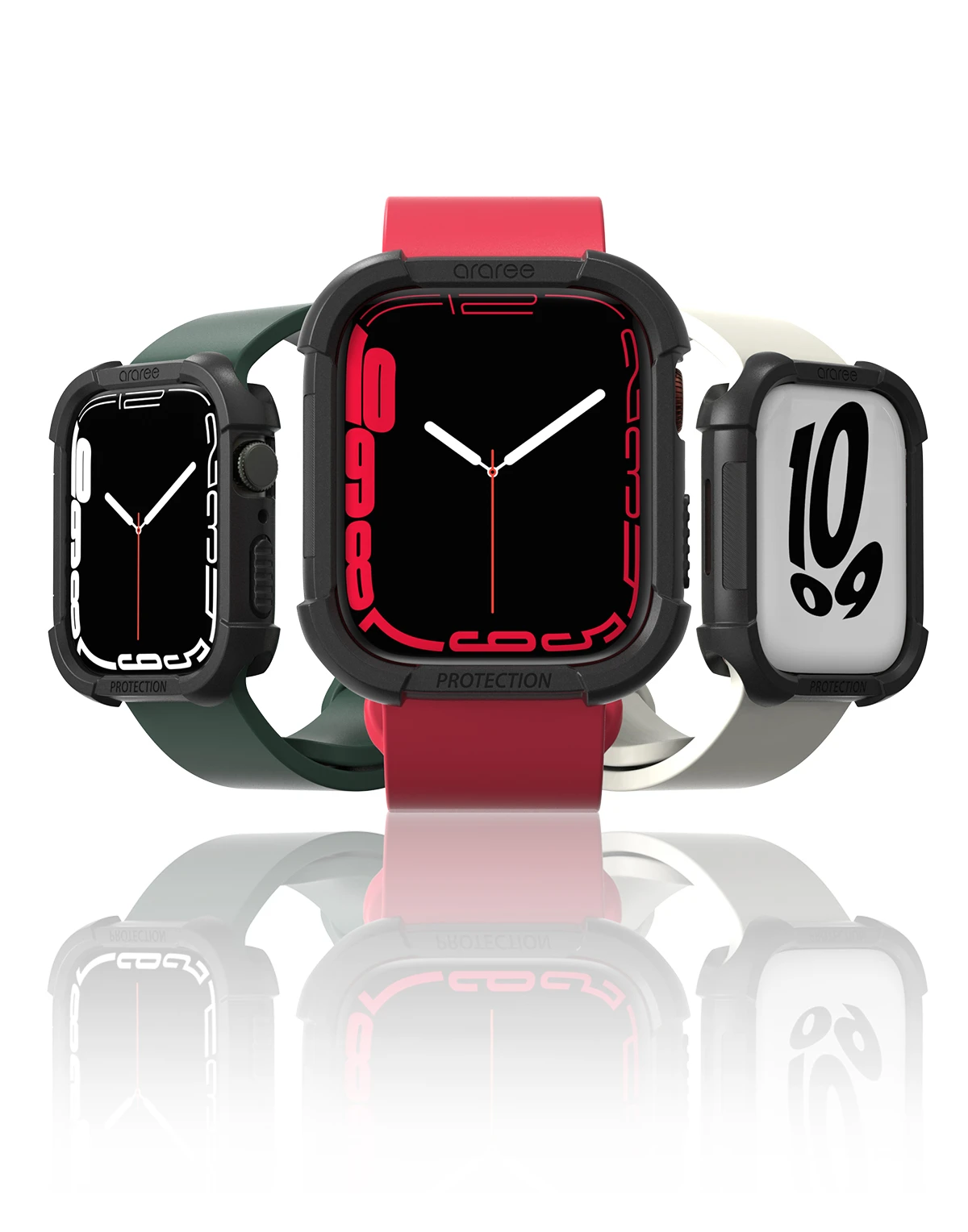 Araree etui Flexield Apple Watch 41mmczarny/juodas AR20-01465A aprašymas - Prekės nuotrauka