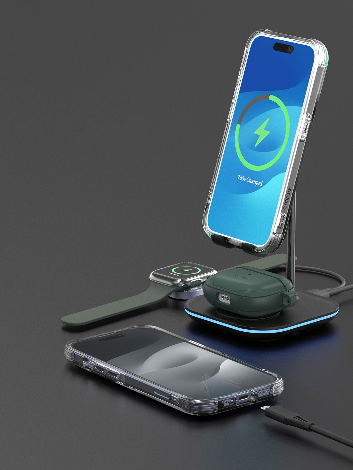„Araree Flexield“ iPhone 15 Pro Max 6.7 „Araree Flexield“ iPhone 15 Pro Max 6.7