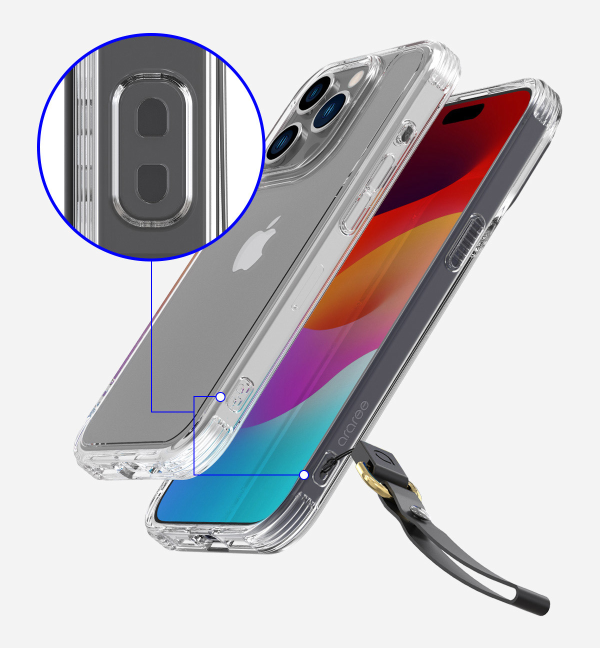 „Araree Flexield“ iPhone 15 Pro Max 6.7 „Araree Flexield“ iPhone 15 Pro Max 6.7