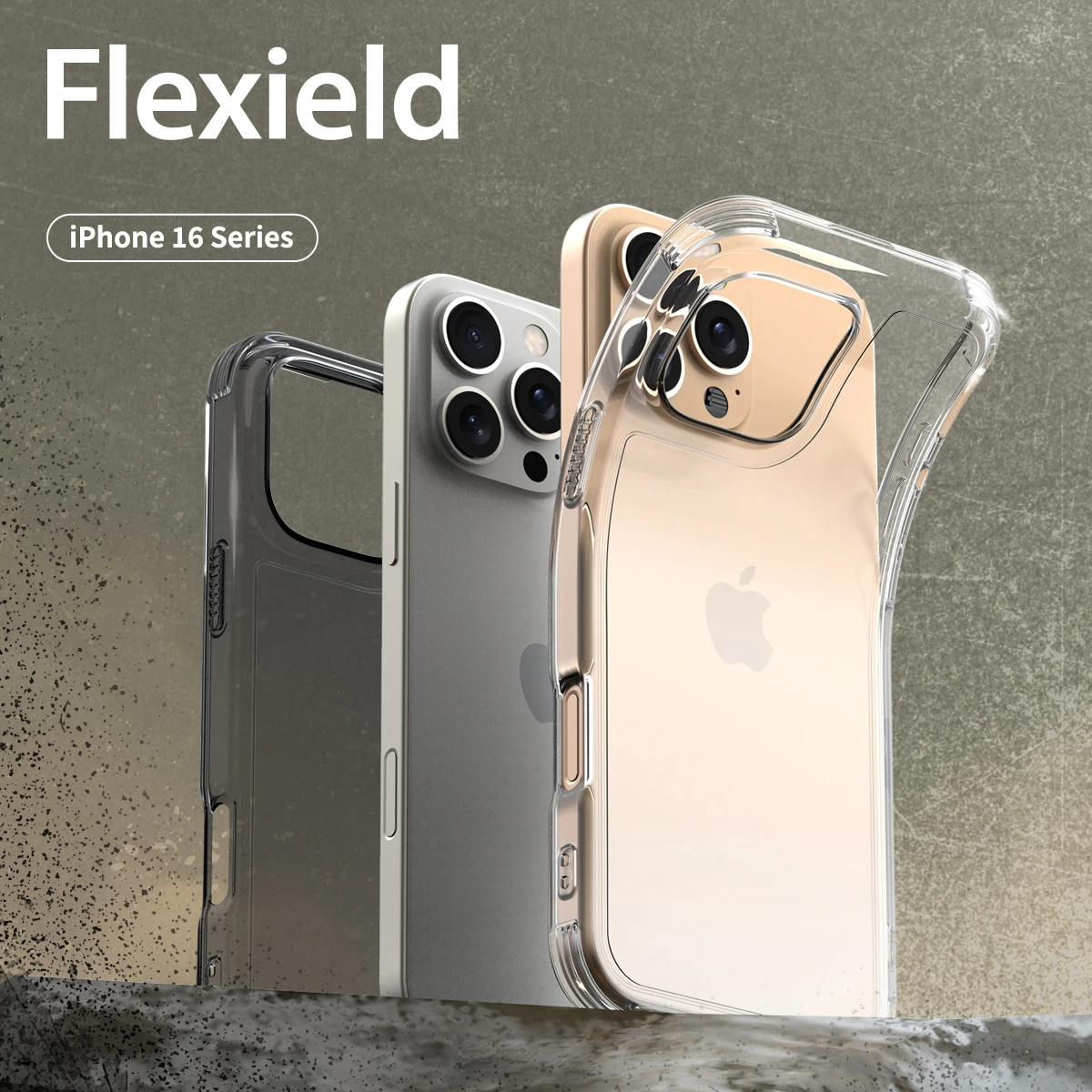 Dėklas Araree etui Flexield iPhone 16 Plus 6.7 Dėklas Araree etui Flexield iPhone 16 Plus 6.7