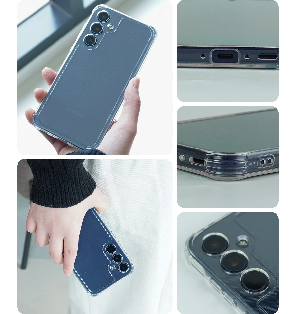 Dėklas Araree etui Flexield Sam A55 5G A556przeźroczysty/clear AR20-01961A aprašymas - Prekės nuotrauka Dėklas Araree etui Flexield Sam A55 5G A556przeźroczysty/clear AR20-01961A aprašymas - Prekės nuotrauka