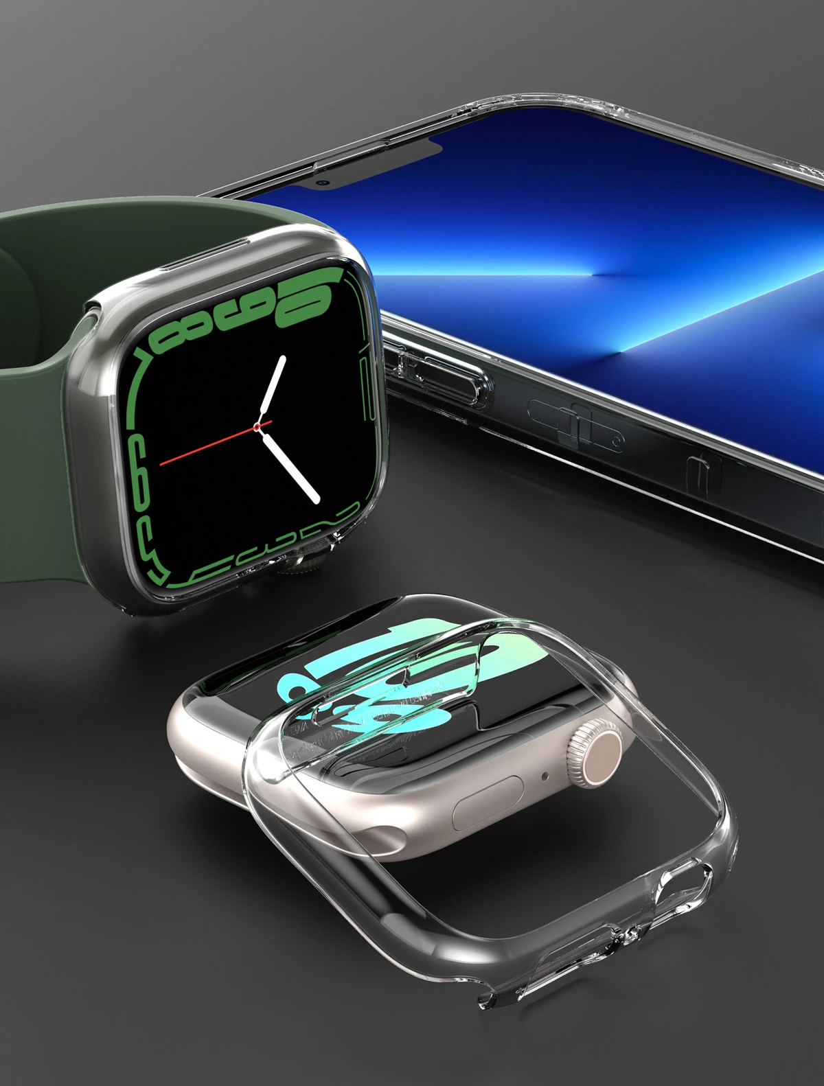 Araree etui Nukin Apple Watch 41mmprzeźroczysty/clear AR20-01431A aprašymas - Prekės nuotrauka